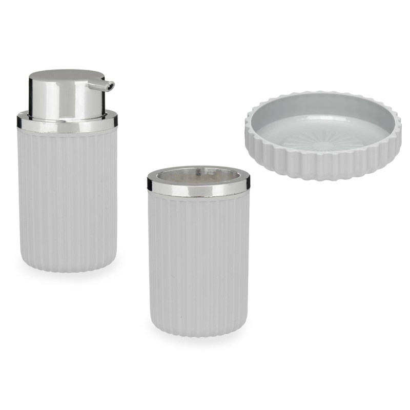 SET BAIN 3 PCS GRIS