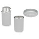 SET DA BAGNO 3 PEZZI GRIGIO
