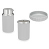 SET BAÑO 3 PZS GRIS