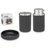 SET BAÑO 3 PZS ANTRACITA