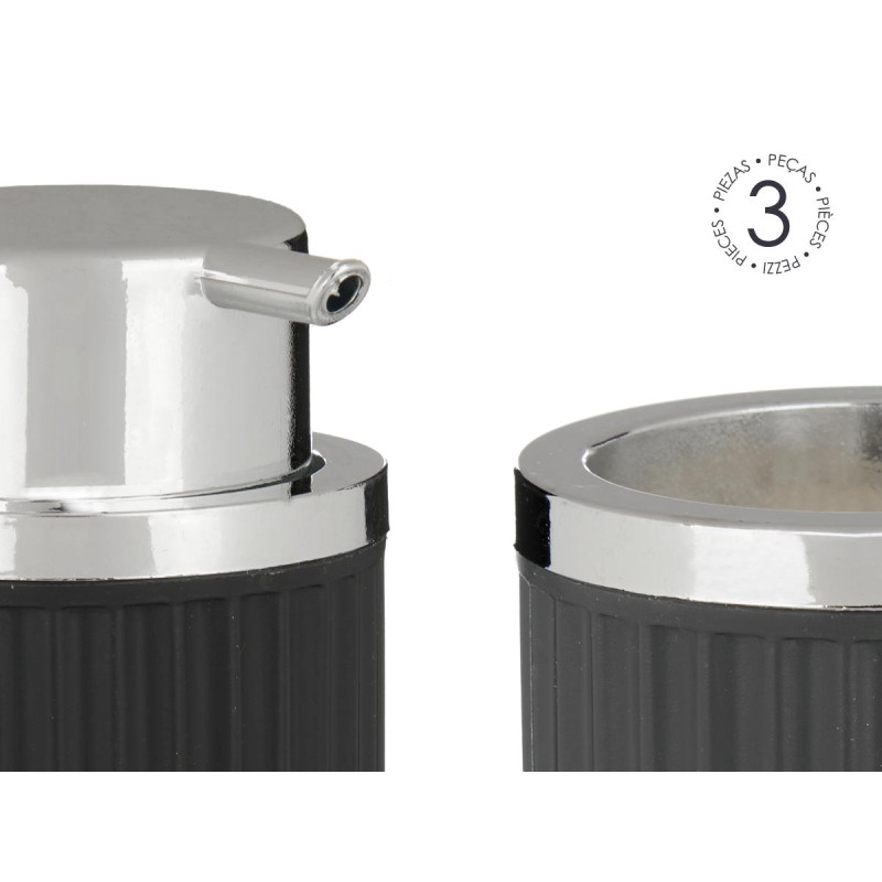 SET BAIN 3 PCS ANTHRACITE
