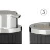 SET BAIN 3 PCS ANTHRACITE