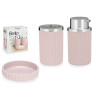 SET BAÑO 3 PZS ROSA