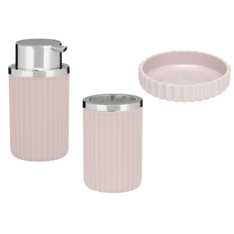SET BAIN 3 PCS ROSE