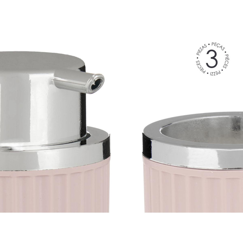 SET BAIN 3 PCS ROSE