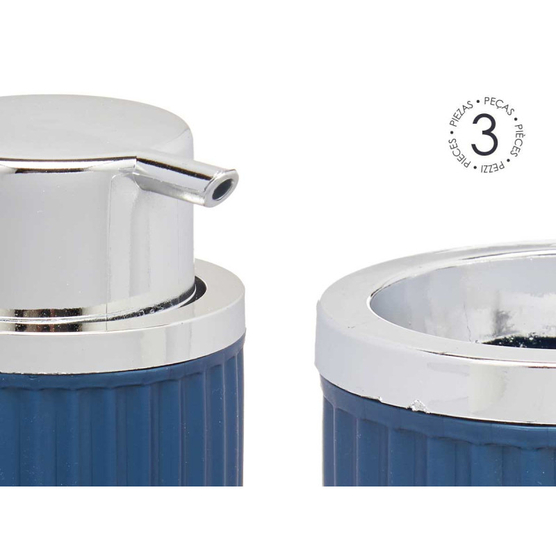 SET BAIN 3 PCS BLEU 