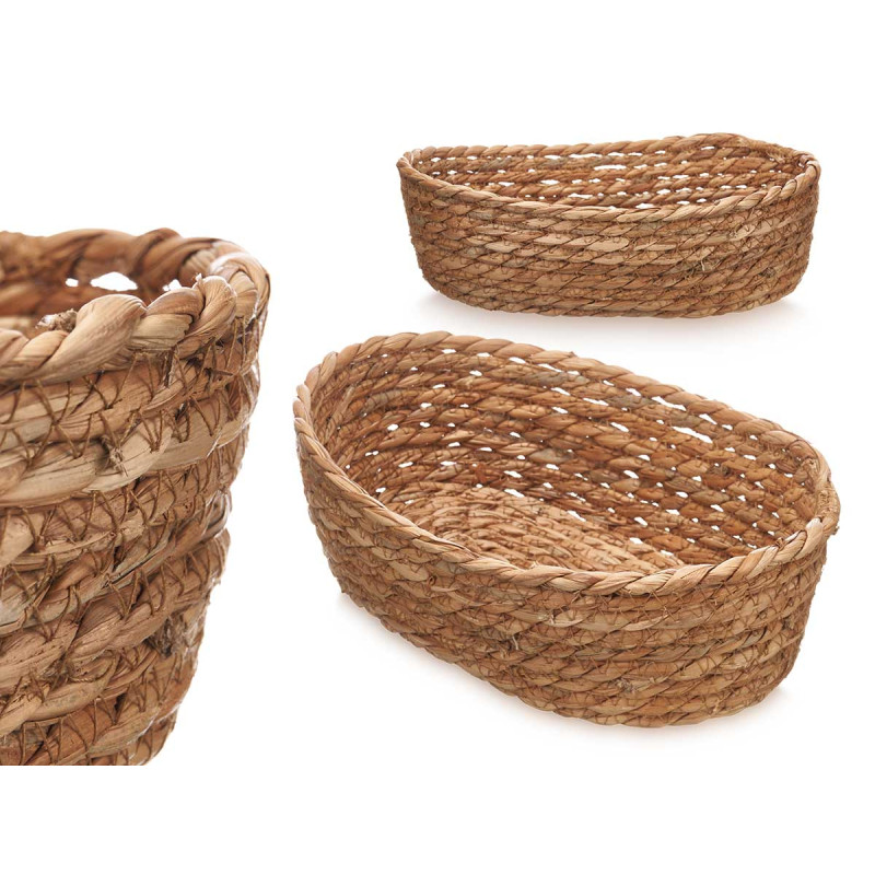 OVAL BASKET 26 CM NATURAL