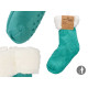 CHAUSSETTE SHERPA ADULTE MENTHE