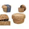SMALL ROUND LID BASKET NATURAL
