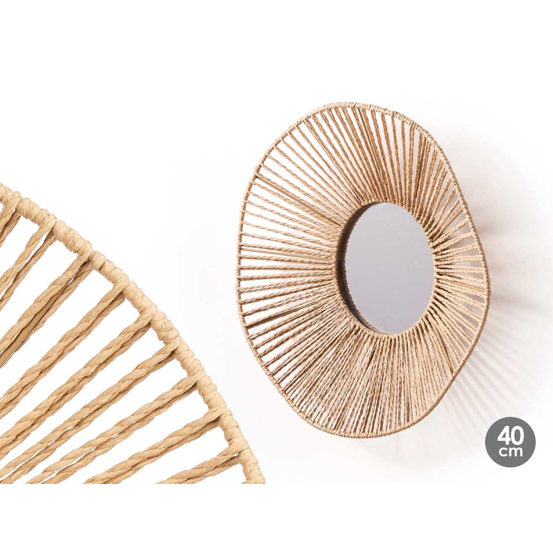 WAVY MIRROR FLARED ROPE 40CM