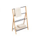 PORTE-SERVIETTE POUR CHAMBRE BAMBOU NOIR