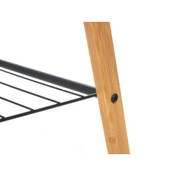 PORTE-SERVIETTE POUR CHAMBRE BAMBOU NOIR
