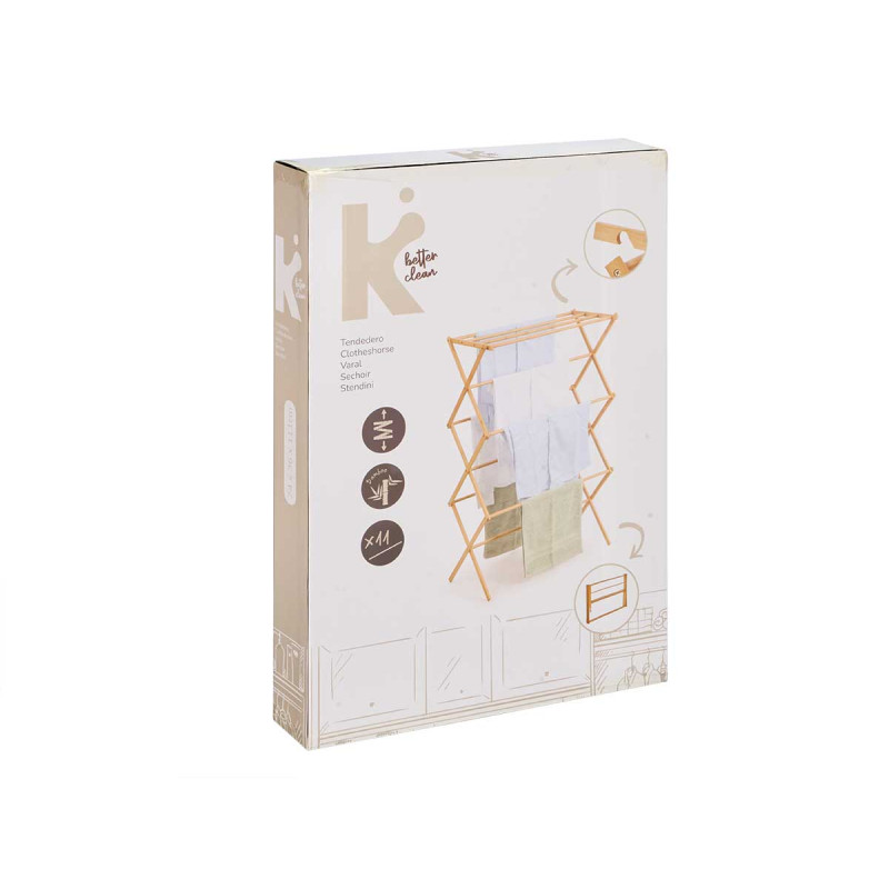 BAMBOO CLOTHES HORSE