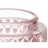 SUPPORTO CANDELA DOPPIA GRANDE ROSA