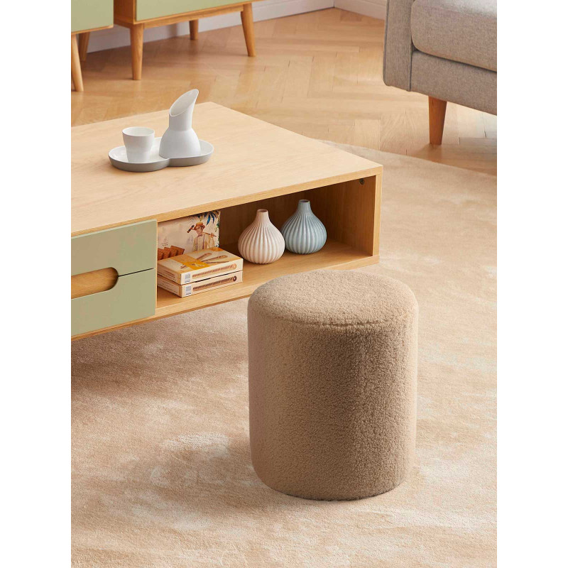 PUFF ASINELLO PICCOLO BEIGE