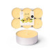 SET 6 TEA LIGHT MAXI 9 H VANIGLIA