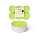 SET 6 TEA LIGHT MAXI 9 HOURS JASMINE