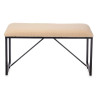 BANC EN PEAU DE MOUTON PETIT BEIGE