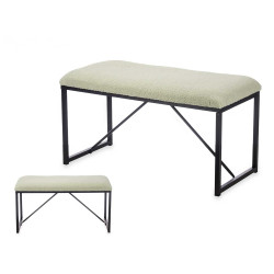 BANC EN PEAU DE MOUTON PETIT VERT