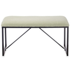 BANC EN PEAU DE MOUTON PETIT VERT