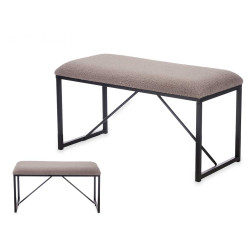 SHEEPSKIN BENCH SMALL BROWN