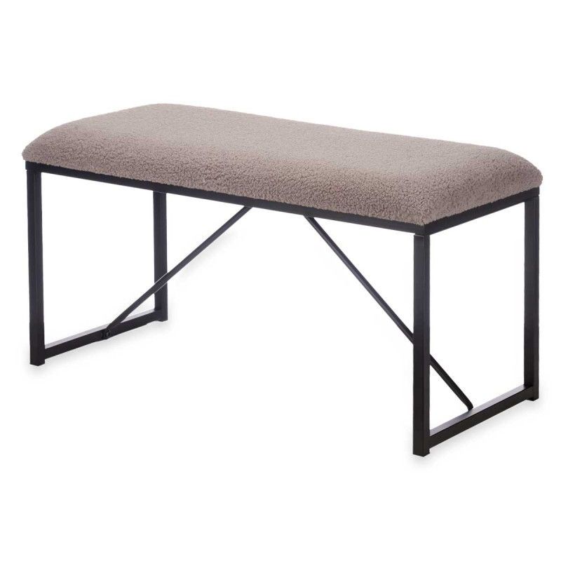 SHEEPSKIN BENCH SMALL BROWN