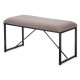 BANC EN PEAU DE MOUTON PETIT BRUN