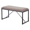 BANC EN PEAU DE MOUTON PETIT BRUN