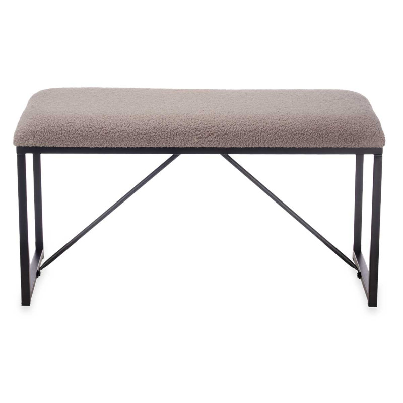 SHEEPSKIN BENCH SMALL BROWN