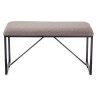 BANC EN PEAU DE MOUTON PETIT BRUN