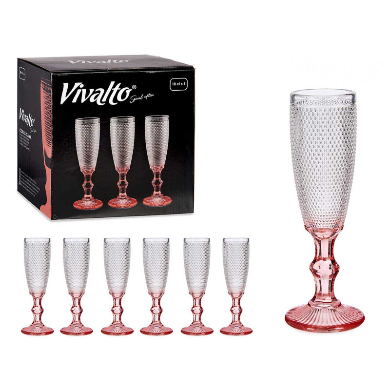 COUPE POINTS CHAMPAGNE PIED ROSE 180 ML