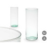 VASO VETRO RICICLATO CILINDRO 12X30