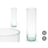 VASO VETRO RICICLATO CILINDRO 12X40