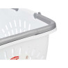 CESTA PLASTICA QUADRATA 18L C/MANICI ASS 3