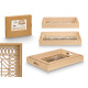 SET 2 PLATEAUX RECTANGULAIRES PRISME