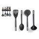 SET 5 UTENSILI NERI 