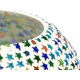 SUPORTE VELA OVAL RISCAS ESTRELAS SORT 2 MOD