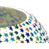 SUPORTE VELA OVAL RISCAS ESTRELAS SORT 2 MOD