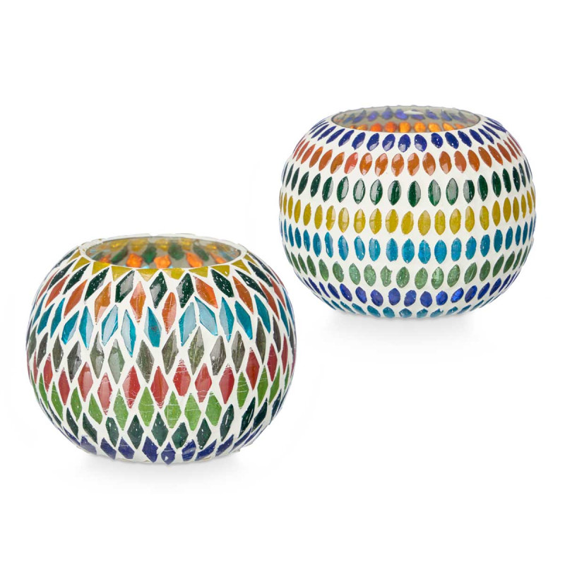 PORTACANDELA OVALE ROMBI ASS 2 MOD