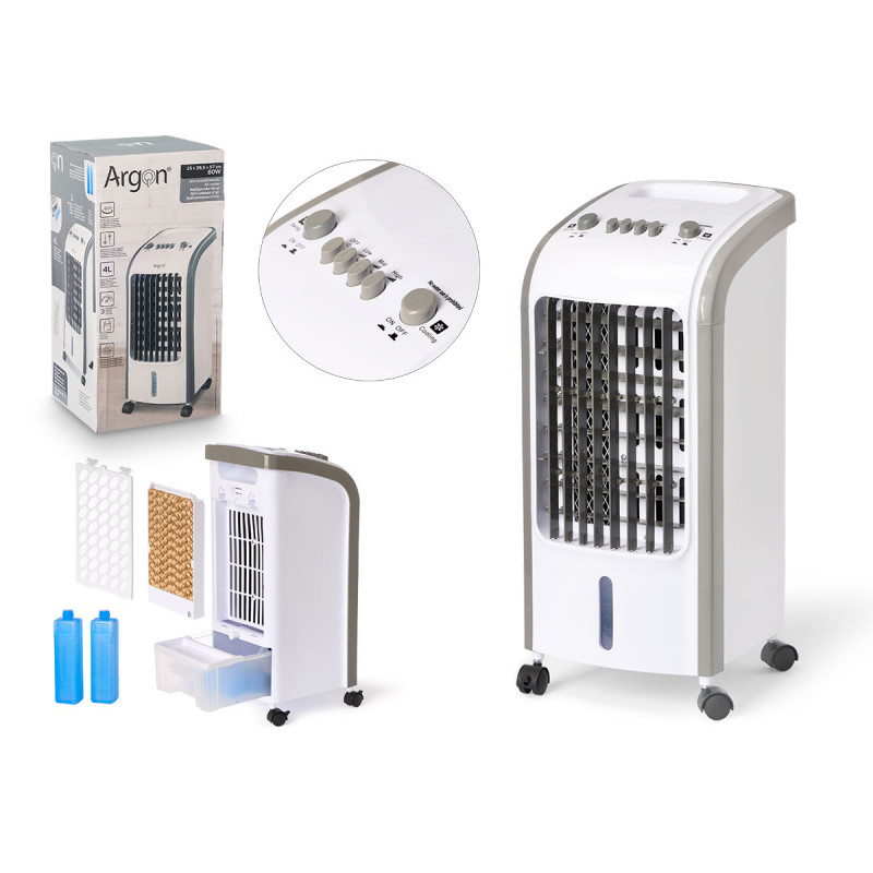CLIMATIZADOR EVAPORATIVO PORTATIL 80W 4L