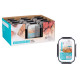 PORTAPRANZO RETTANGOLARE ERMETICO NERO 460ML