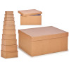 SET 10 KRAFT CARDBOARD BOXES