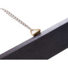 SPECCHIO BASE LEGNO 40 X 145 CM NERO