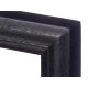 WALL MIRROR WOODEN FRAME 80 X 120 CM BLACK