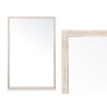 MIROIR MURAL CADRE EN BOIS 80 X 120 CM NATUREL