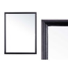 MIROIR MURAL CADRE EN BOIS 65 X 85  CM NOIR