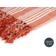 235X205CM TERRACOTA STRIPES PATTERN MULTIPURPOSE