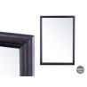 SPECCHIO PARETE CORNICE IN LEGNO 50X70CM NERO