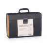 BRIEFCASE COMPARTMENTS BLACK HANDLE