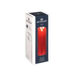 BOUGIE FLAMME ROUGE LED 24CM